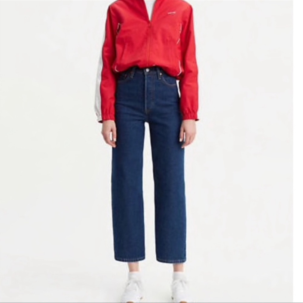 Levi's® Premium RIBCAGE STRAIGHT ANKLE WOMEN'S JEANS 27 x 29 inseam - Picture 2 of 9